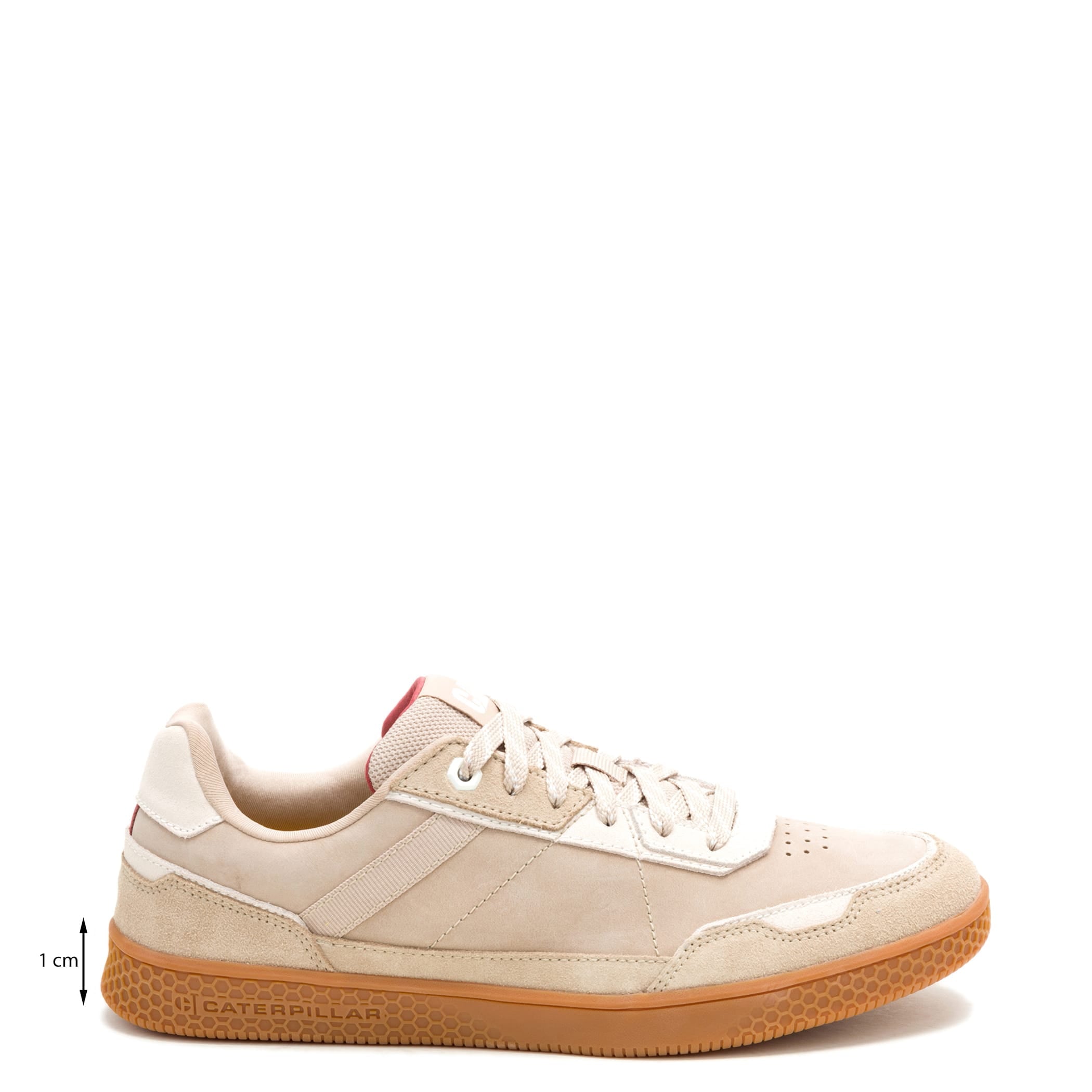 TENIS PAUSE RETRO LEATHER CASUAL COLOR BEIGE PARA HOMBRE – CAT MX